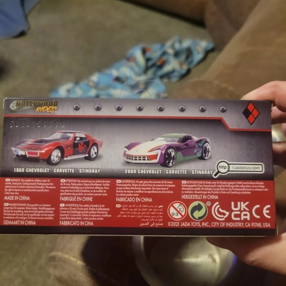 Chevrolet Corvette Stingray 1969 DC Comics Harley Quinn - Jada 1/32 Scale BOXED - Picture 4 of 8